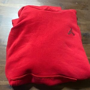 Jordan Hoodie, Size Large, Color Red